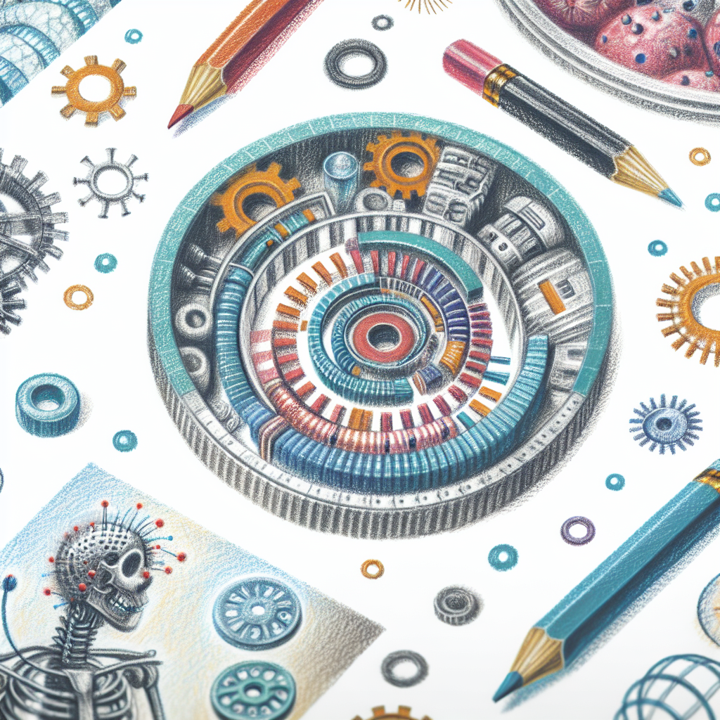 Pastelková ilustrace znázorňující téma: Zdraví