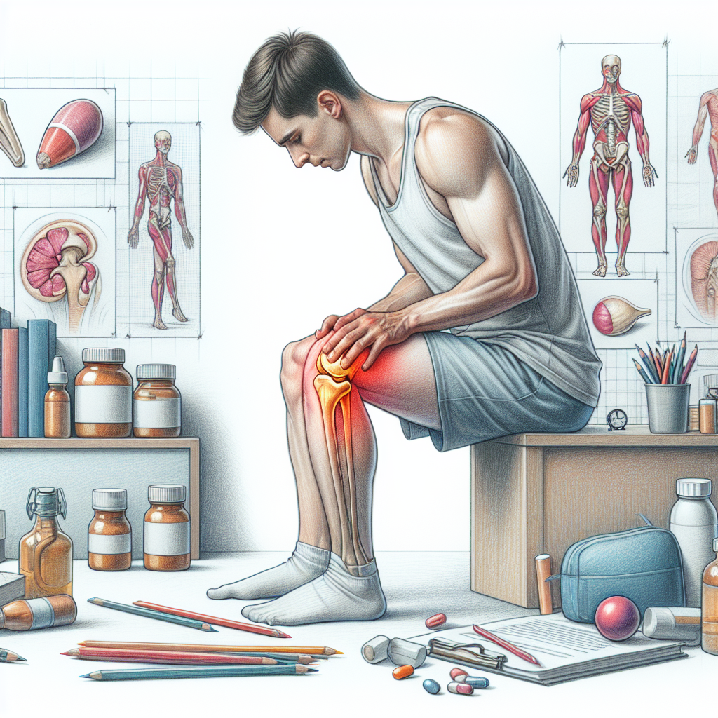 Pastelková ilustrace znázorňující téma: Zdraví kloubů