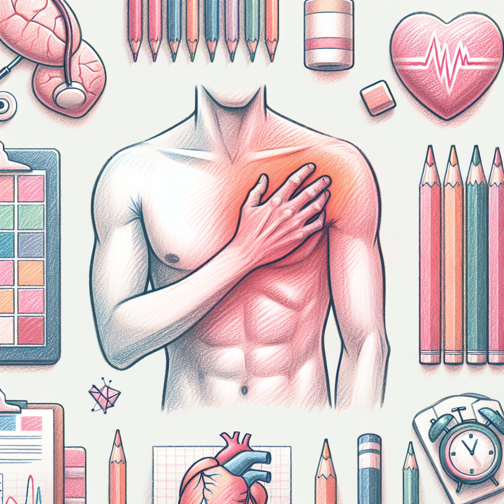 Pastelková ilustrace znázorňující téma: Zdraví
