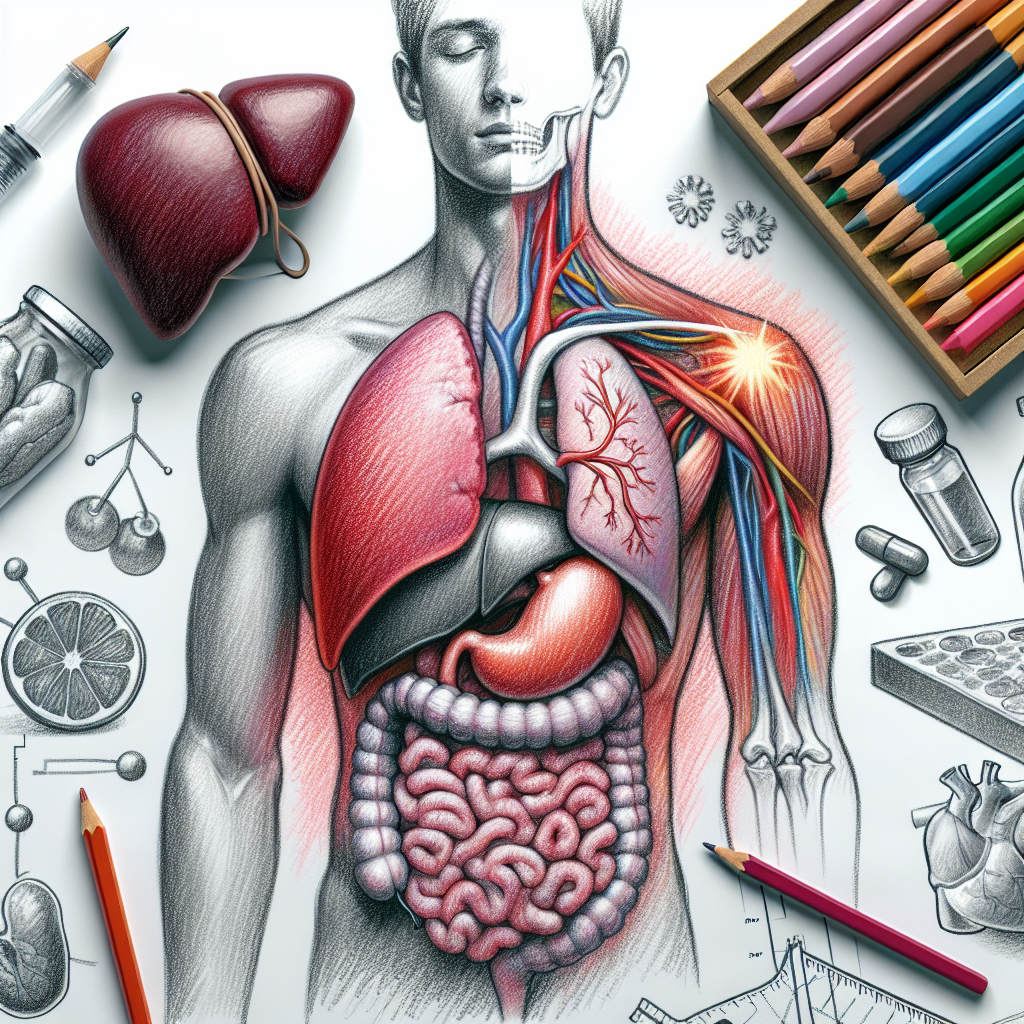 Pastelková ilustrace znázorňující téma: Zdraví a medicína