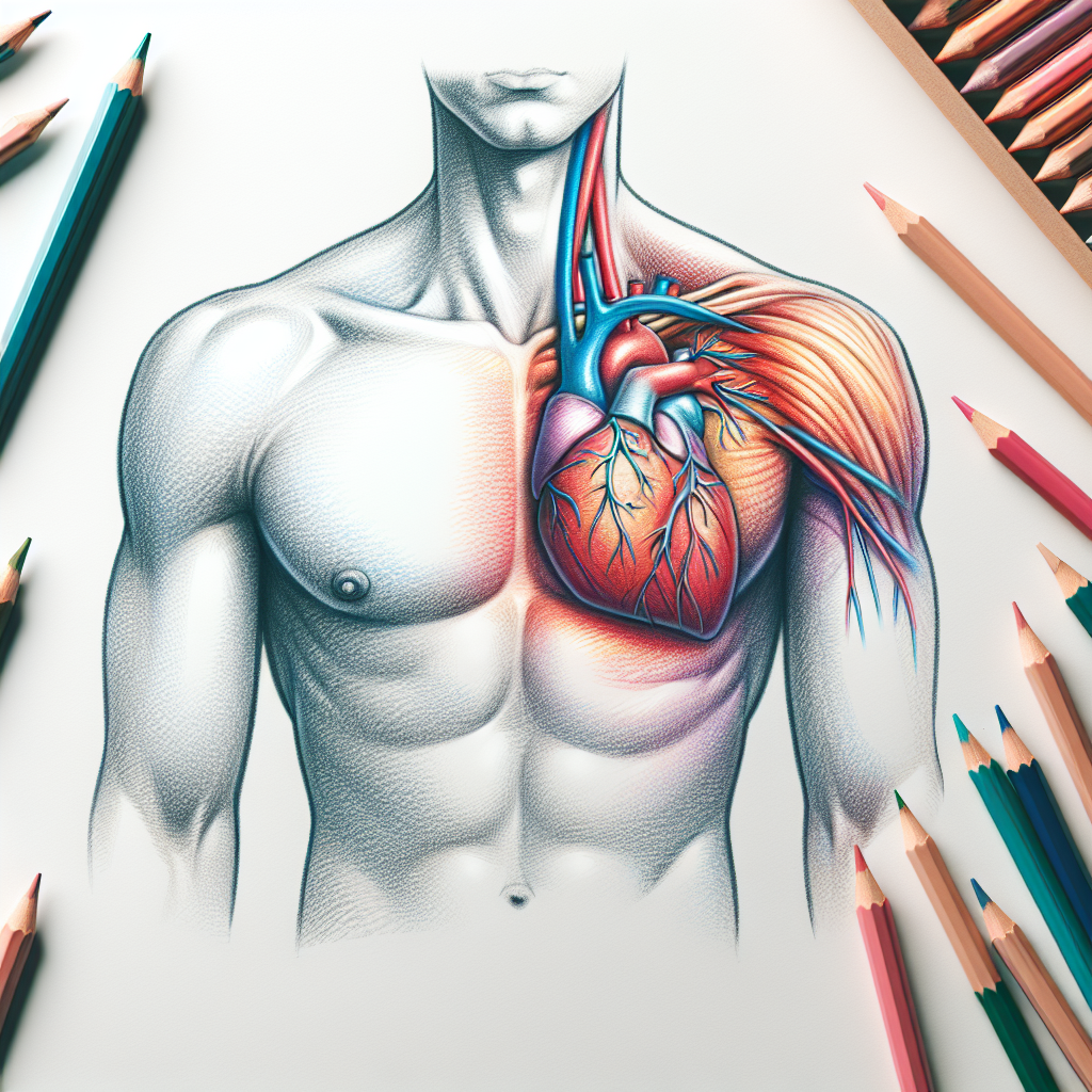Pastelková ilustrace znázorňující téma: Zdraví