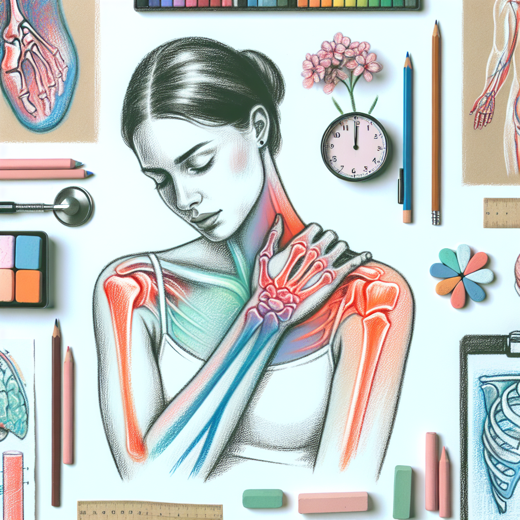 Pastelková ilustrace znázorňující téma: Zdraví