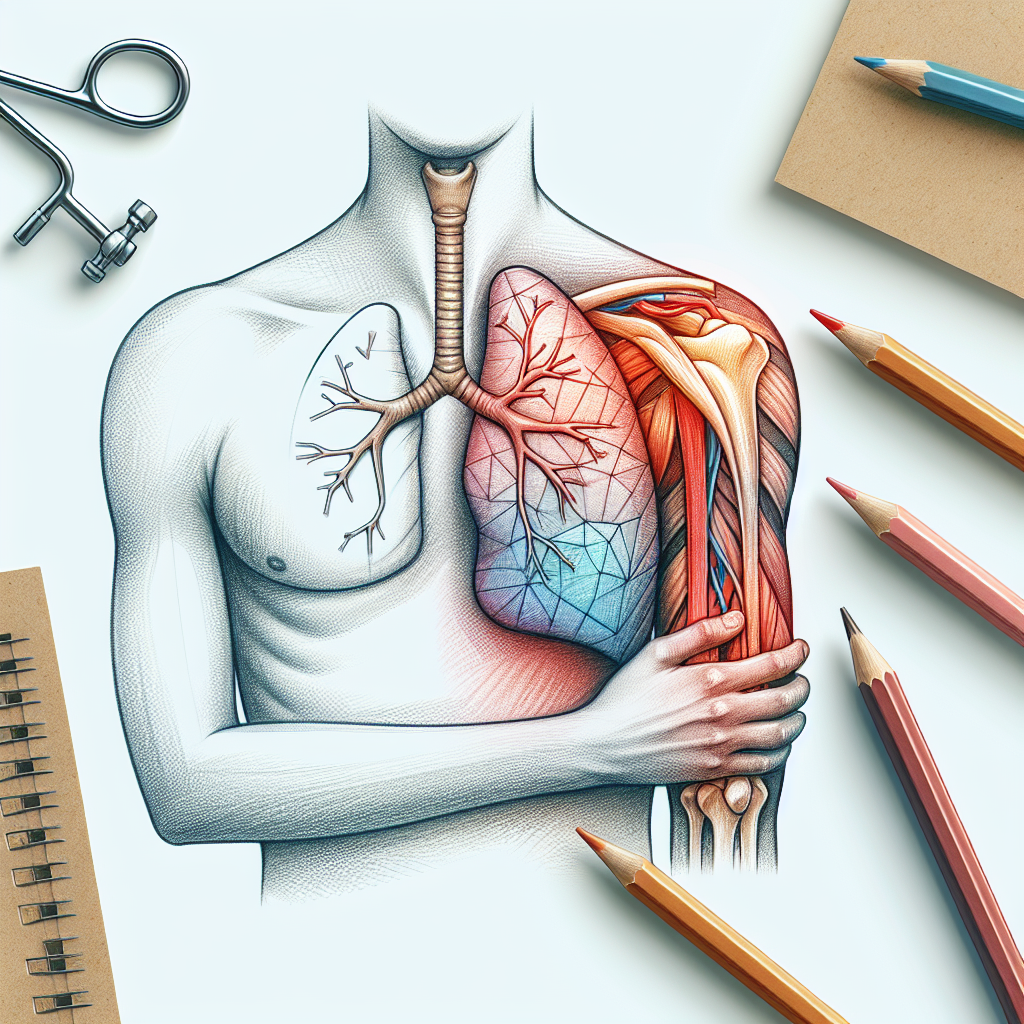 Pastelková ilustrace znázorňující téma: Zdraví