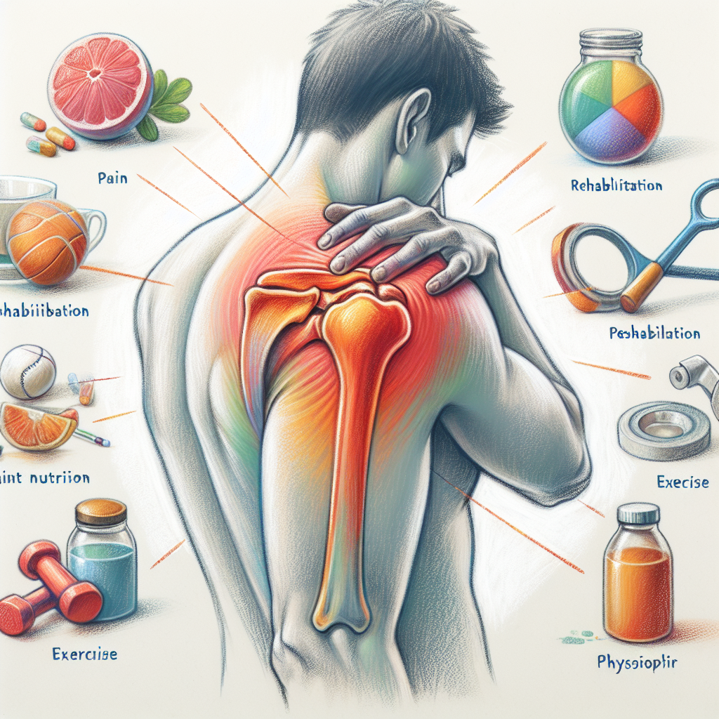 Pastelková ilustrace znázorňující téma: Rehabilitace