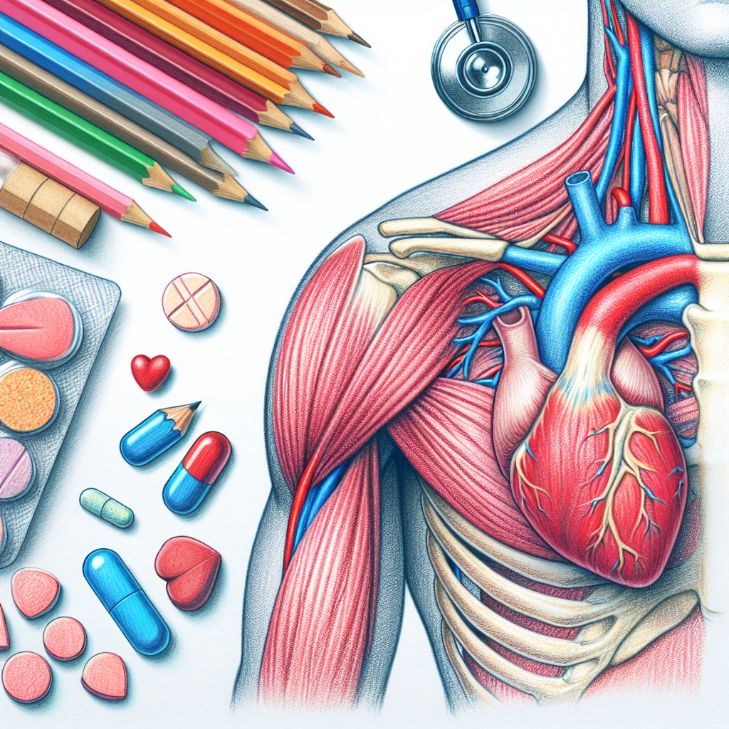 Pastelková ilustrace znázorňující téma: Zdraví