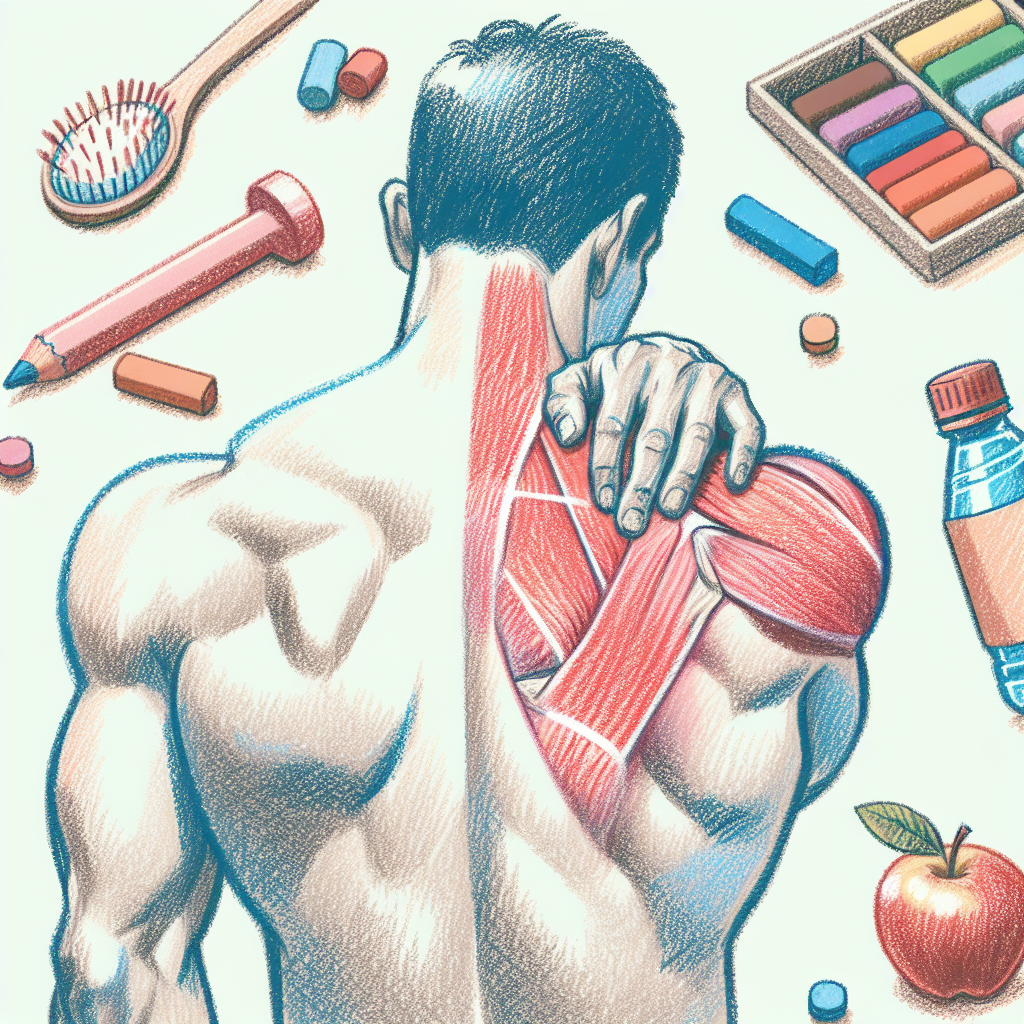 Pastelková ilustrace znázorňující téma: Zdraví