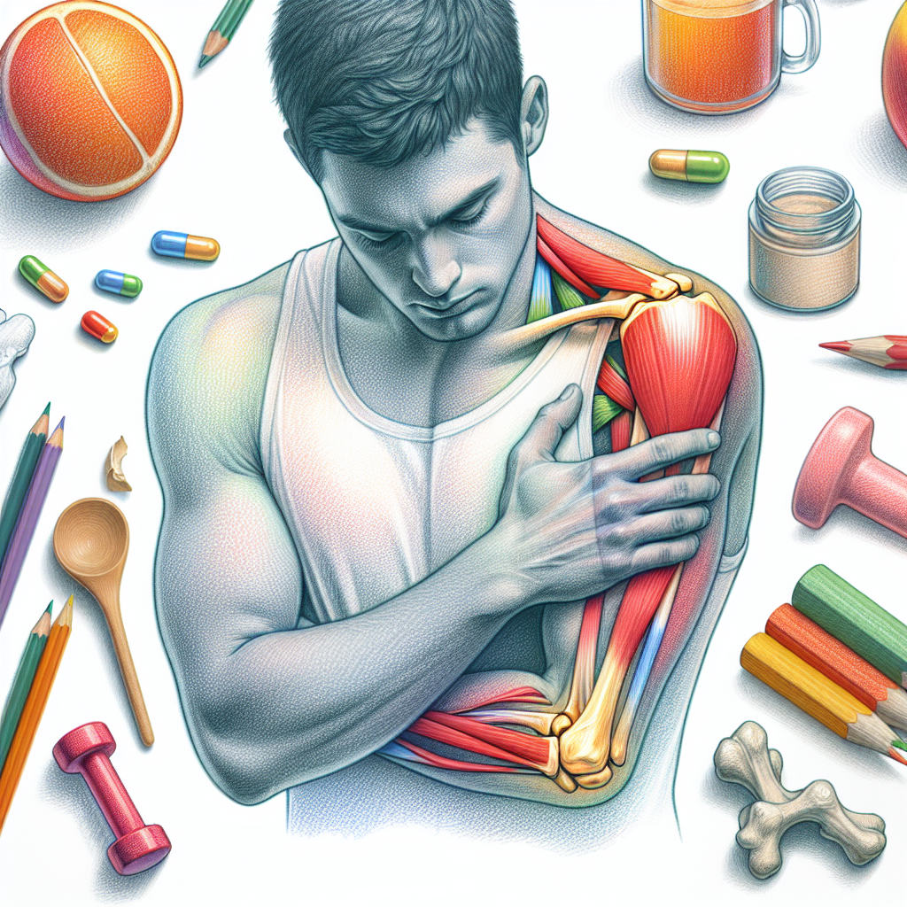 Pastelková ilustrace znázorňující téma: Zdraví kloubů