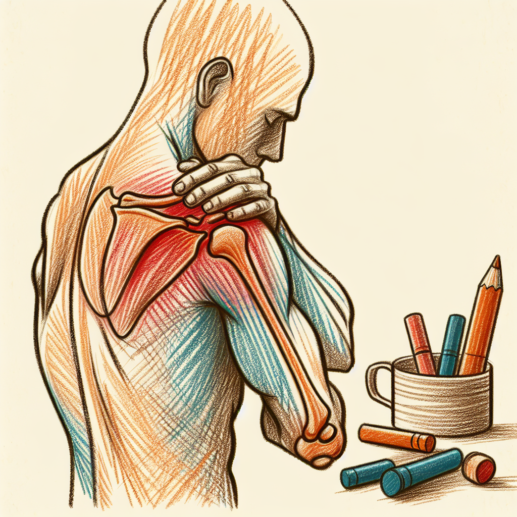 Pastelková ilustrace znázorňující téma: Zdraví