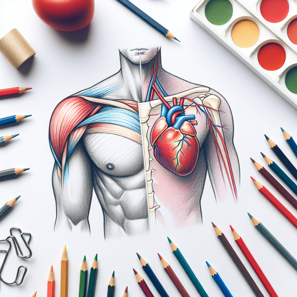 Pastelková ilustrace znázorňující téma: Zdraví
