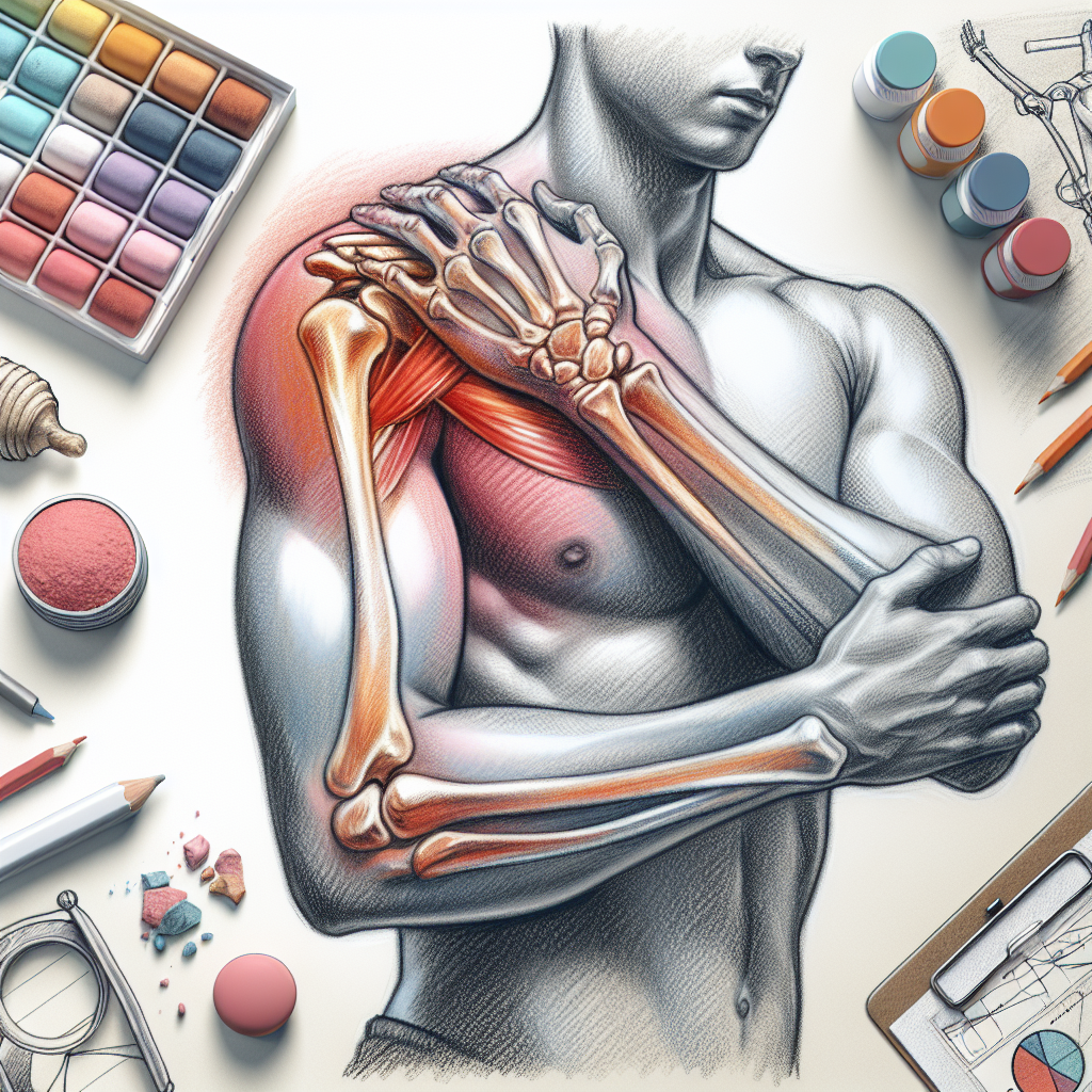 Pastelková ilustrace znázorňující téma: Fyzioterapie