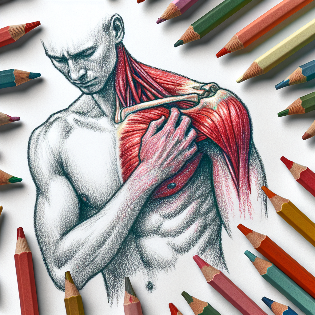 Pastelková ilustrace znázorňující téma: Zdraví