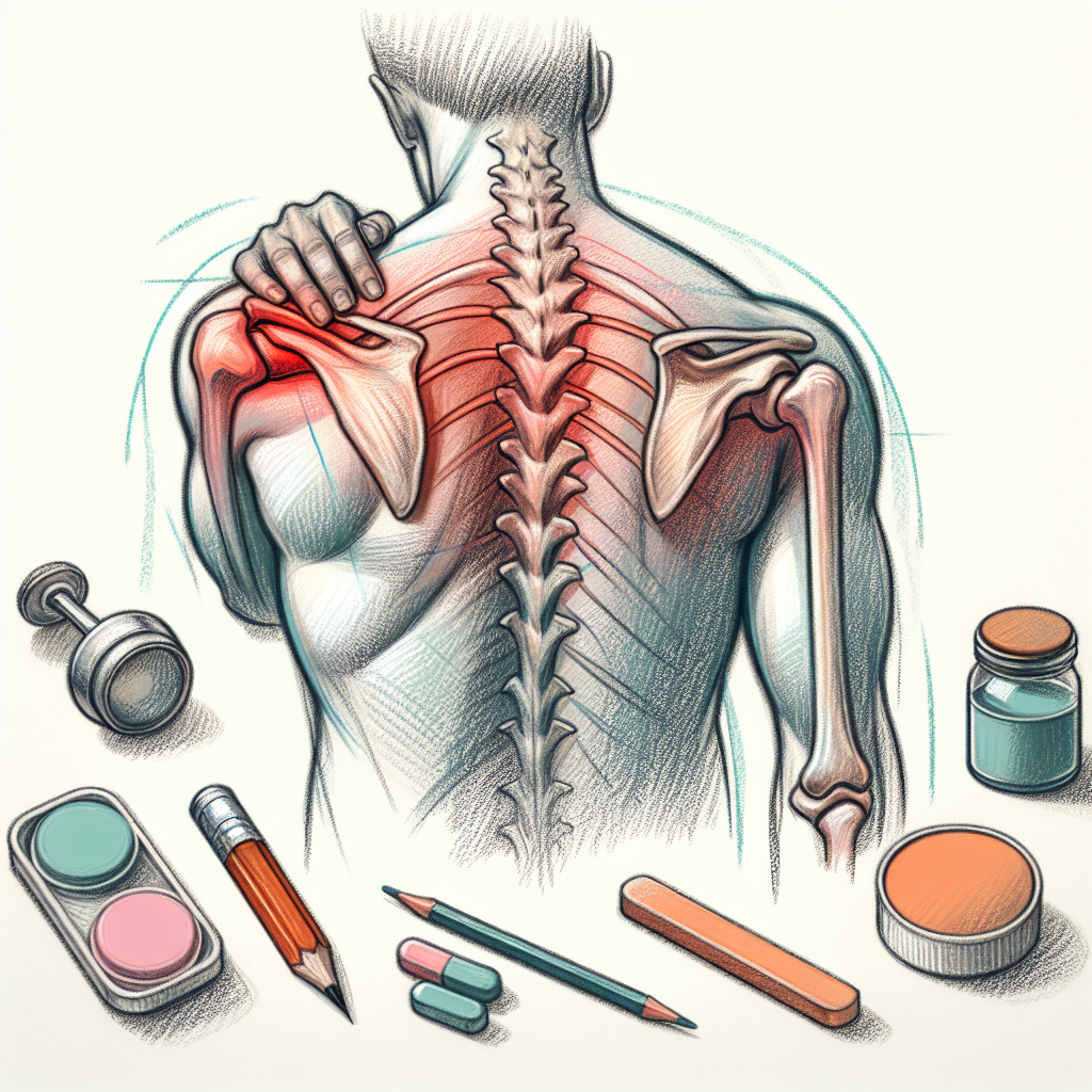 Pastelková ilustrace znázorňující téma: Zdraví kloubů