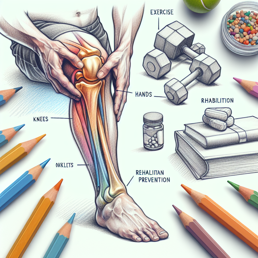 Pastelková ilustrace znázorňující téma: Zdraví kloubů