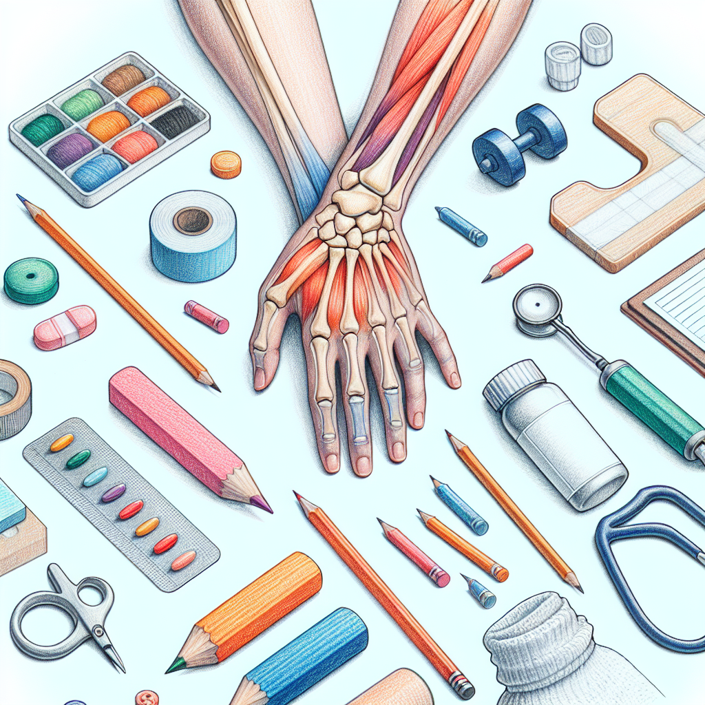 Pastelková ilustrace znázorňující téma: Zdraví
