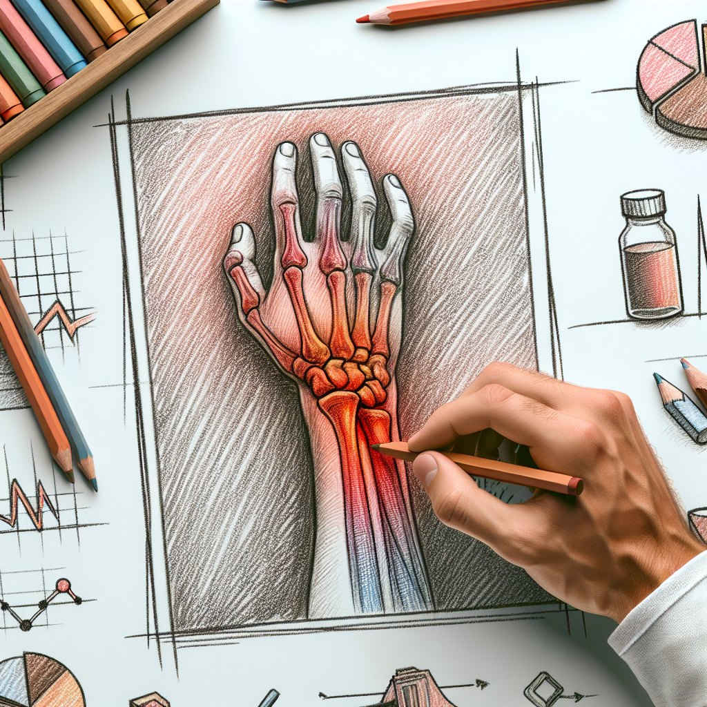 Pastelková ilustrace znázorňující téma: Zdraví