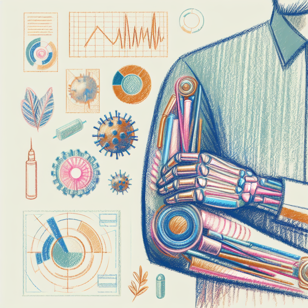 Pastelková ilustrace znázorňující téma: Zdravotní problémy