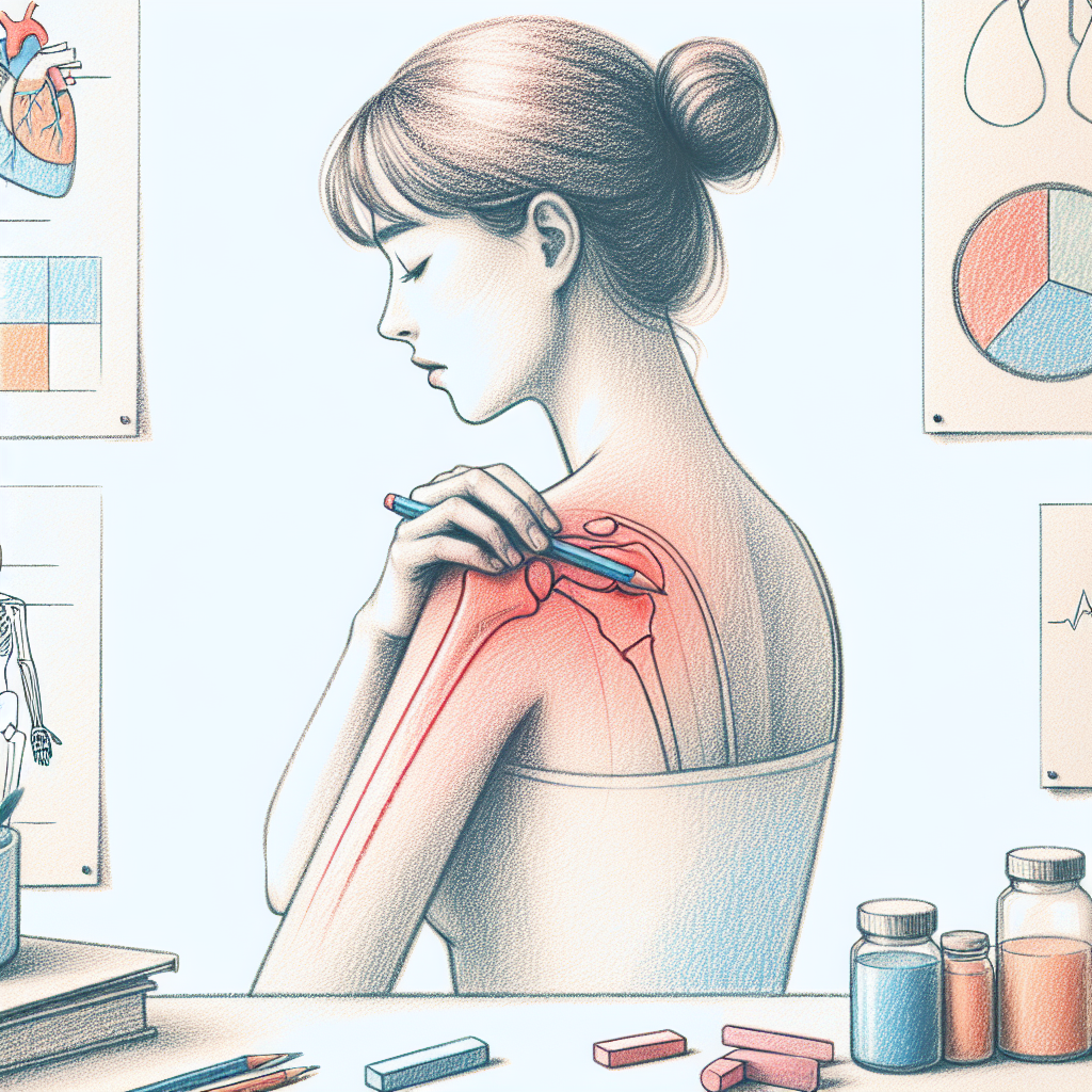 Pastelková ilustrace znázorňující téma: Zdraví a medicína