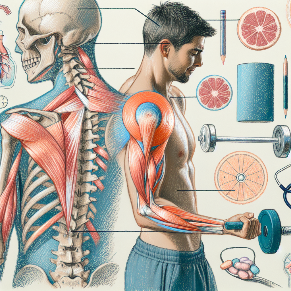 Pastelková ilustrace znázorňující téma: Zdraví a rehabilitace