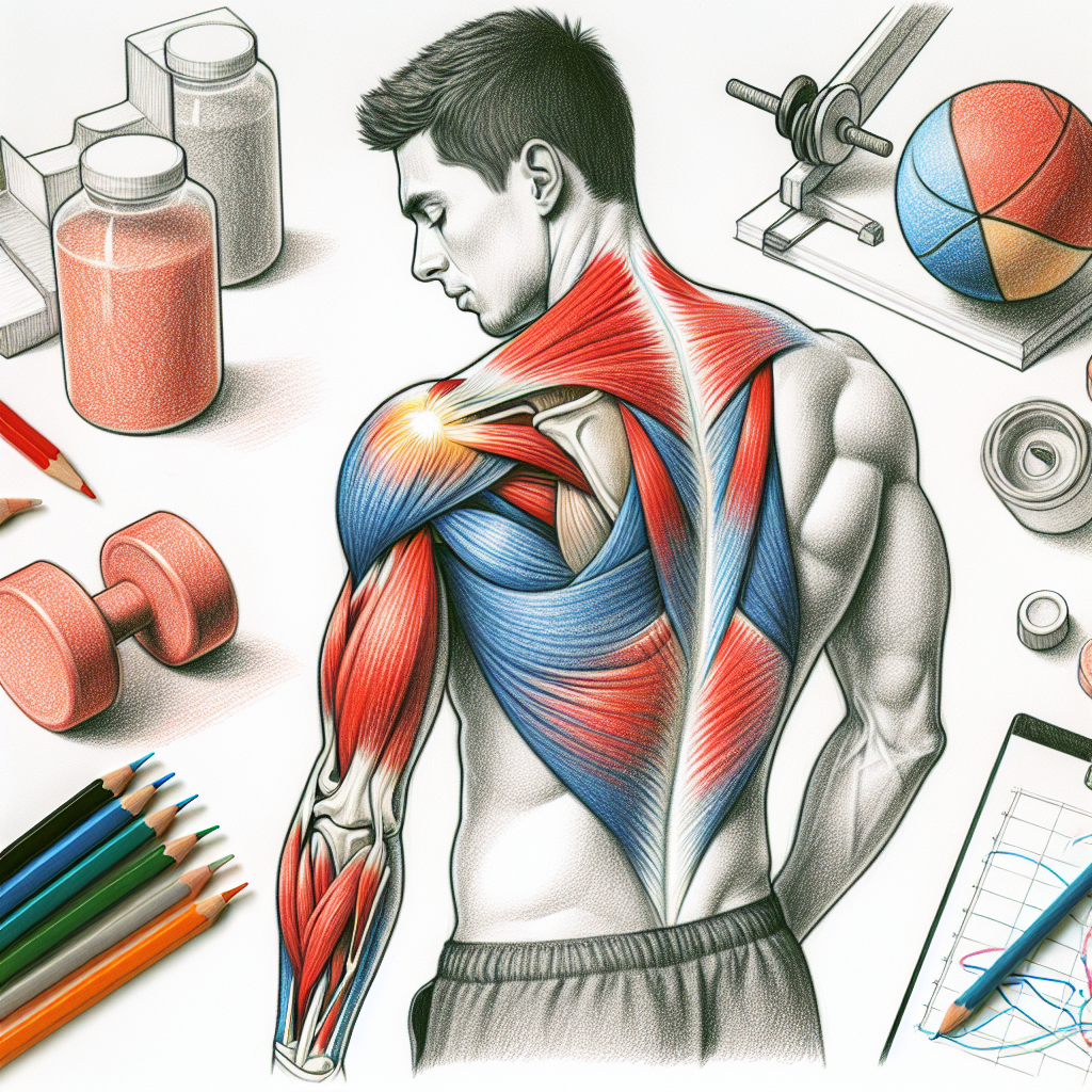 Pastelková ilustrace znázorňující téma: Zdraví a fitness