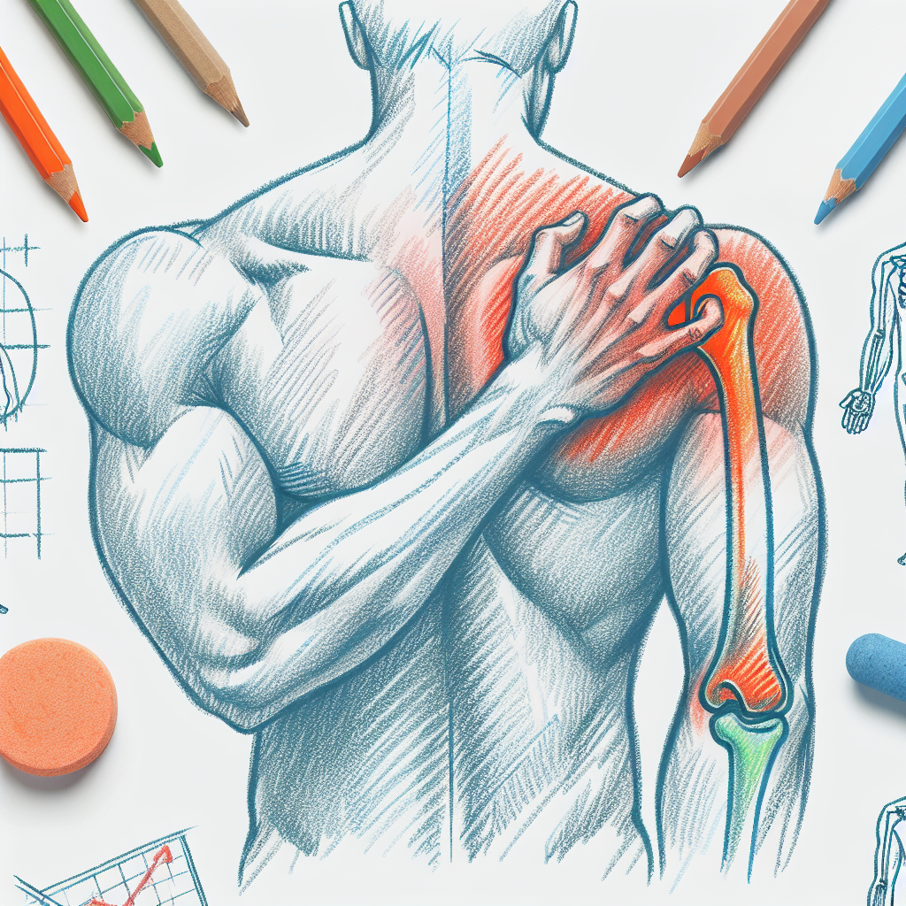 Pastelková ilustrace znázorňující téma: Zdraví kloubů