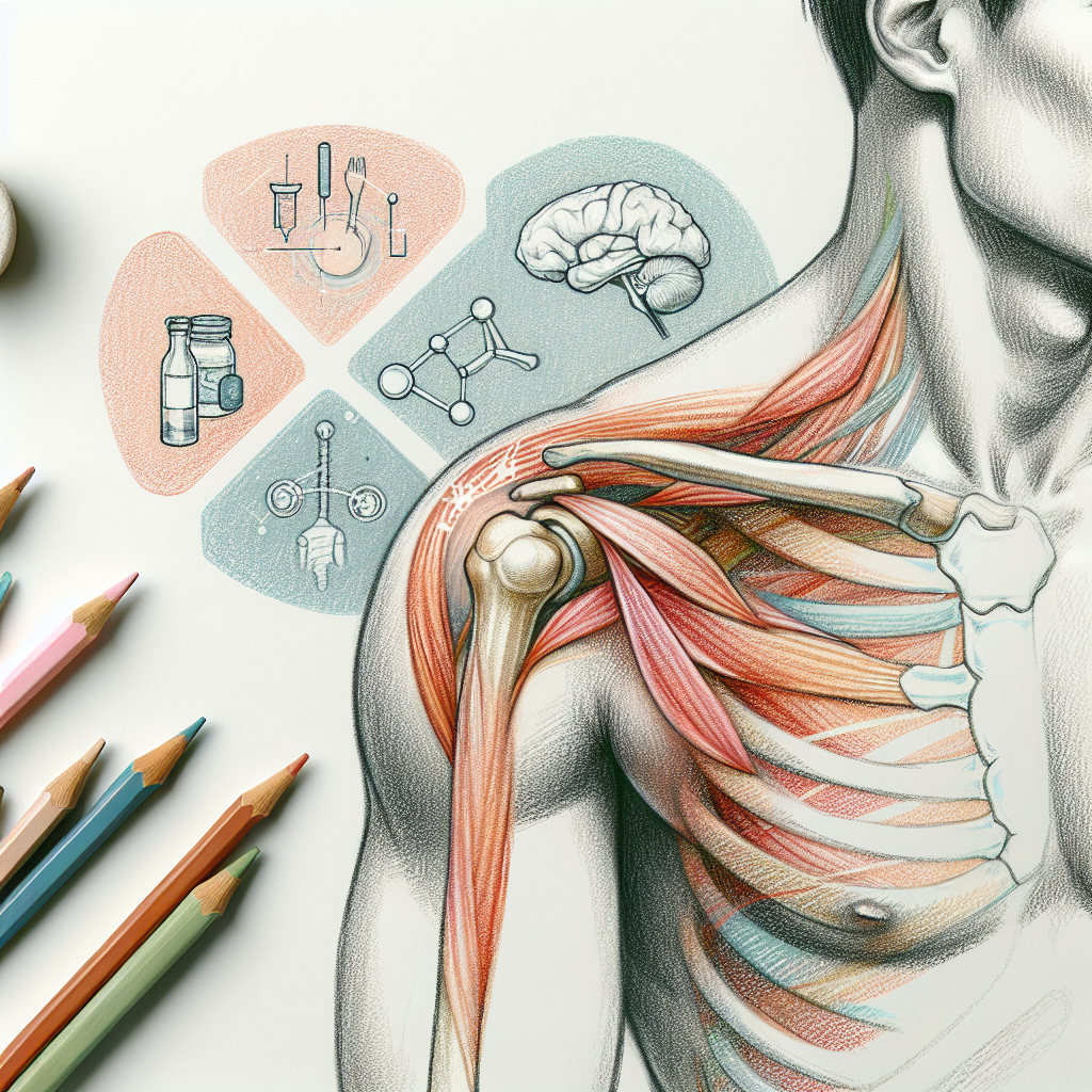 Pastelková ilustrace znázorňující téma: Zdraví kloubů