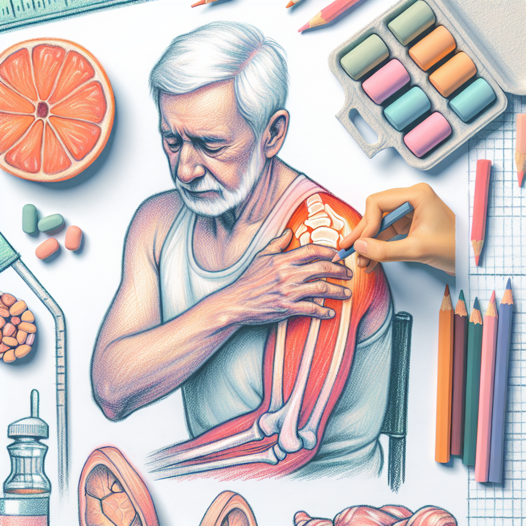 Pastelková ilustrace znázorňující téma: Zdraví a wellness