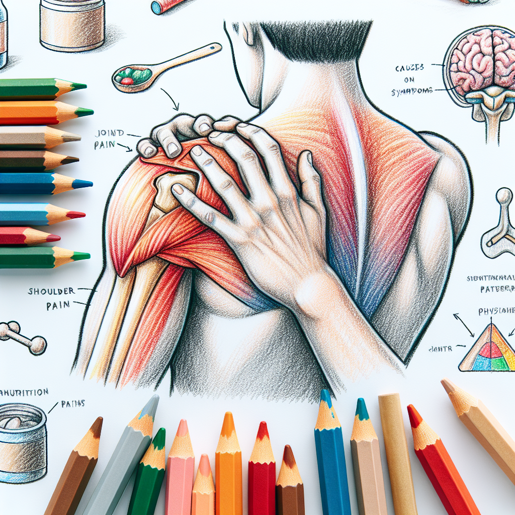 Pastelková ilustrace znázorňující téma: Zdraví kloubů