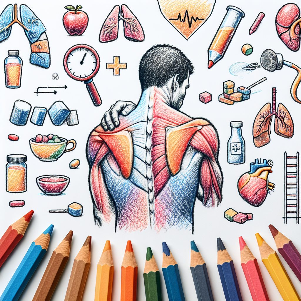 Pastelková ilustrace znázorňující téma: Zdraví