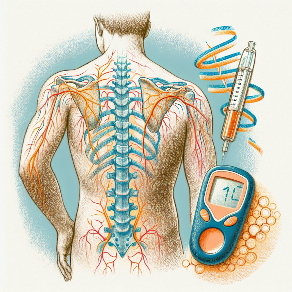 Pastelková ilustrace znázorňující téma: Cukrovka