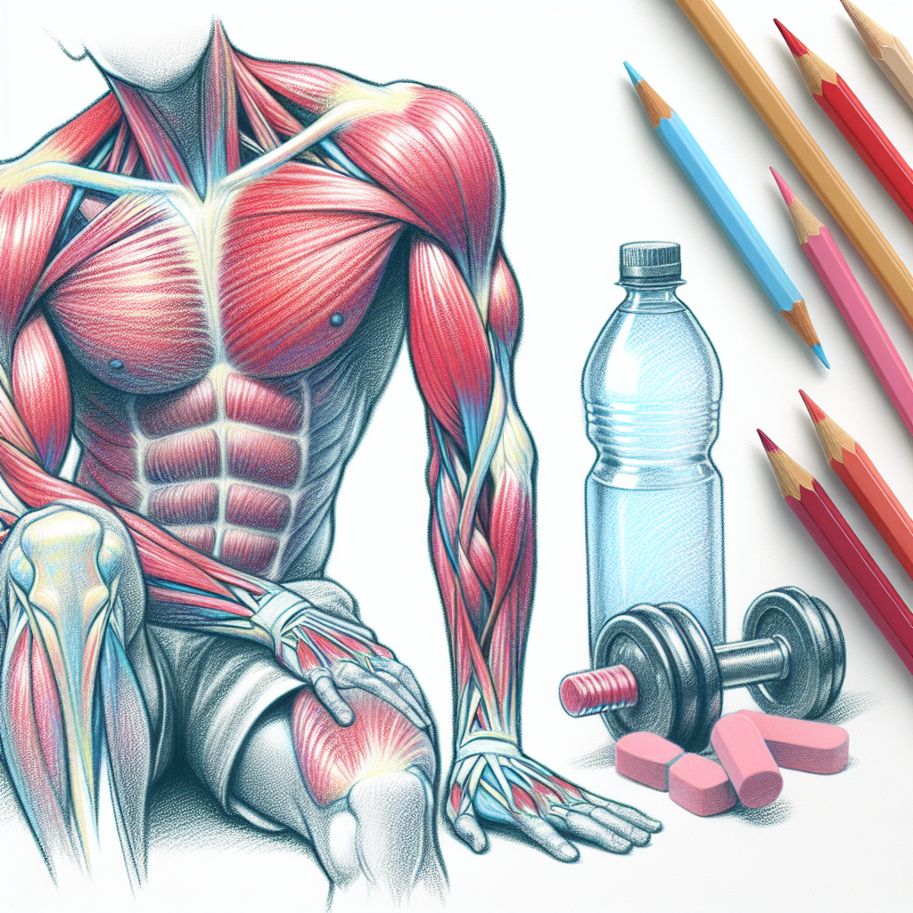 Pastelková ilustrace znázorňující téma: Zdraví a wellness