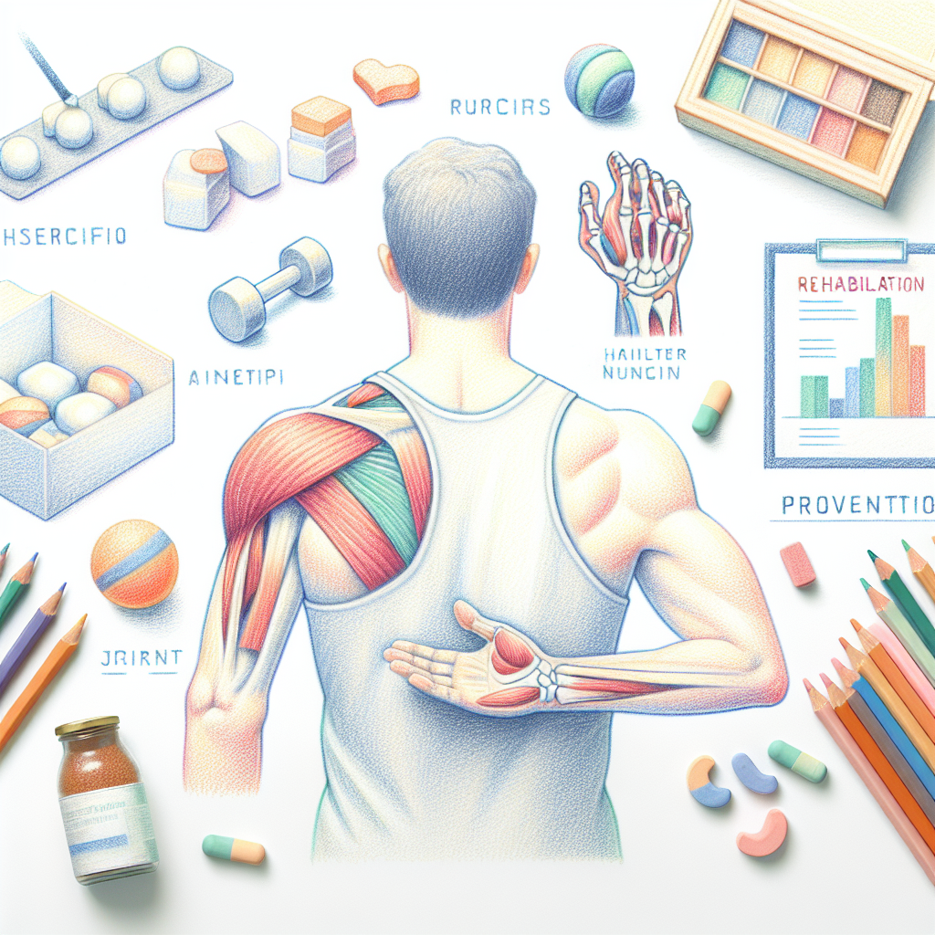 Pastelková ilustrace znázorňující téma: Rehabilitace