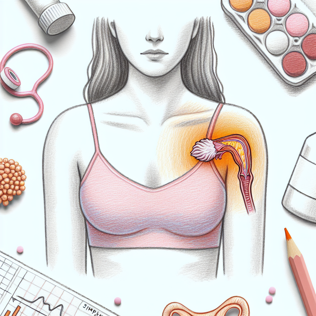 Pastelková ilustrace znázorňující téma: Zdraví žen