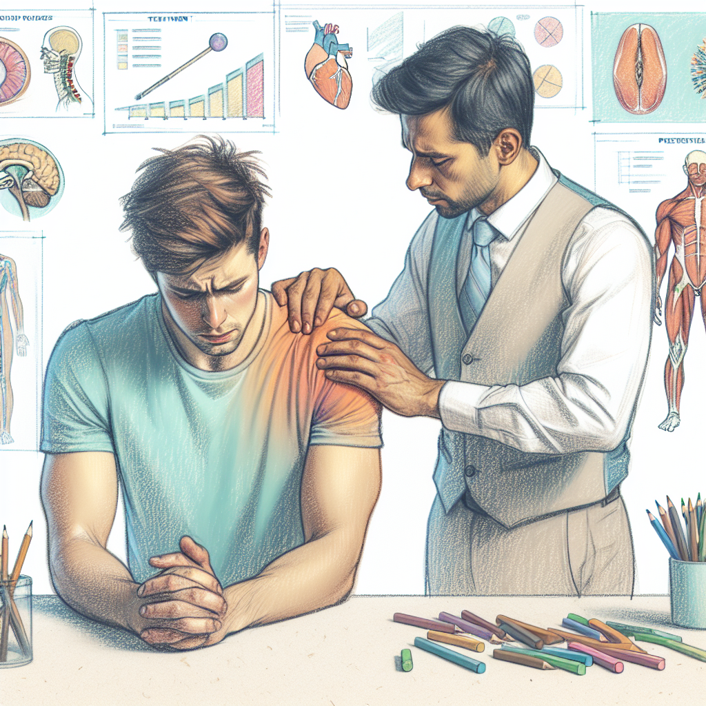Pastelková ilustrace znázorňující téma: Zdraví