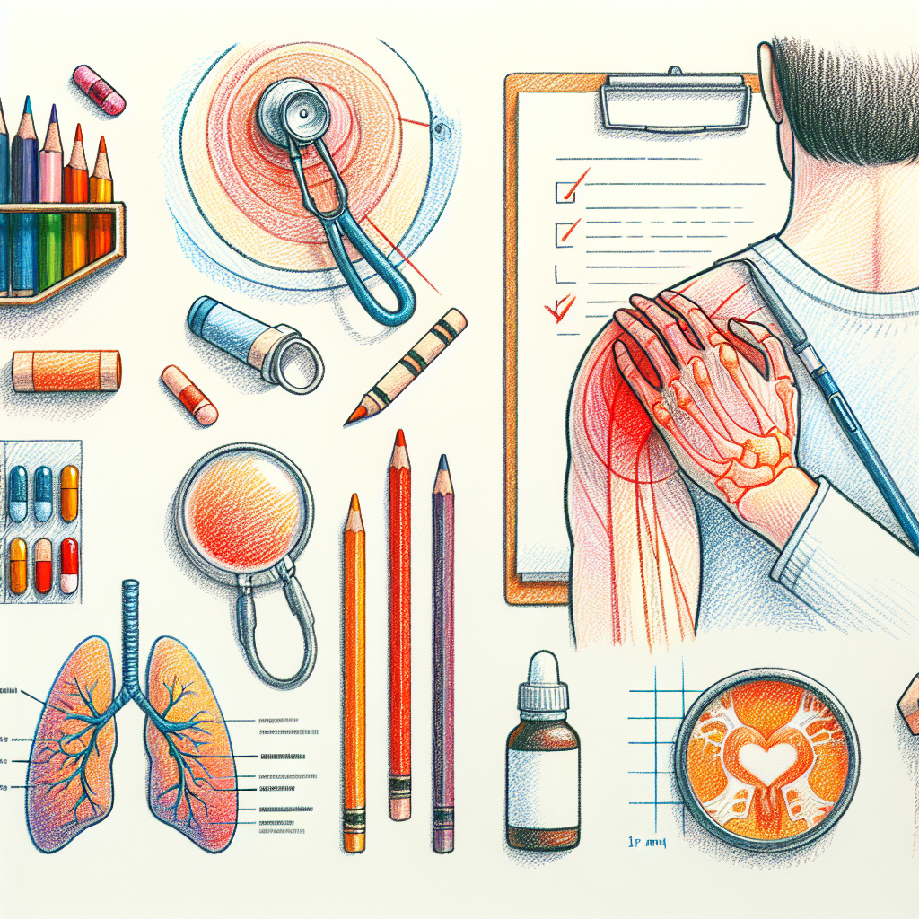 Pastelková ilustrace znázorňující téma: Zdraví