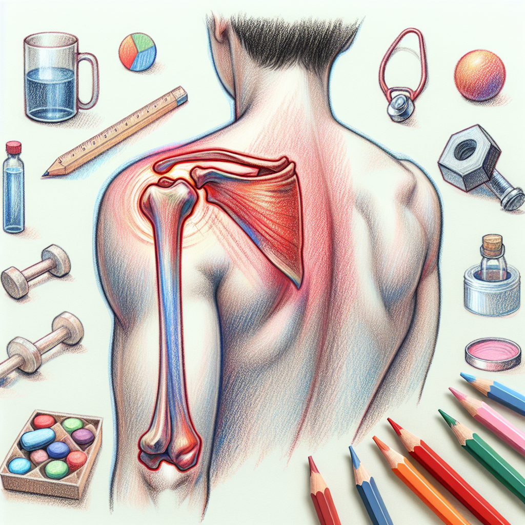 Pastelková ilustrace znázorňující téma: Bolest kloubů