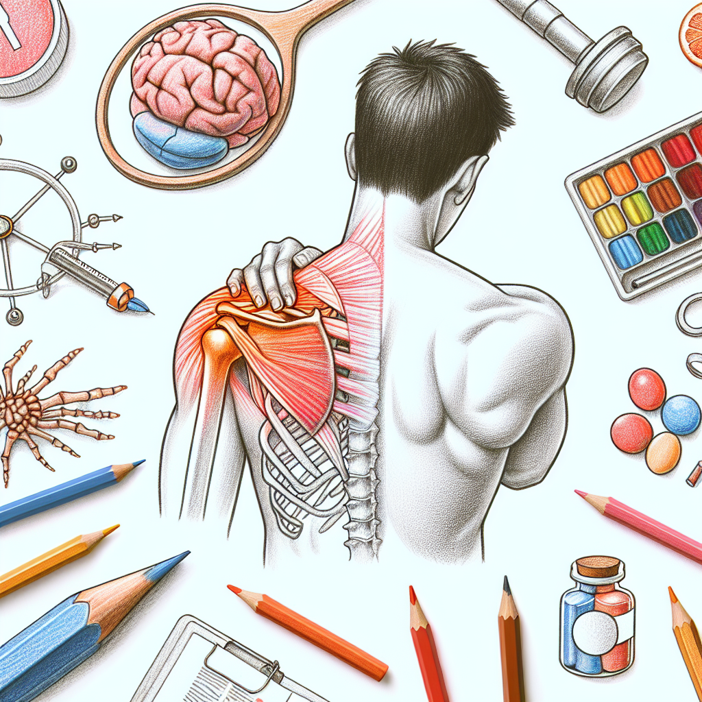 Pastelková ilustrace znázorňující téma: Zdraví a wellness