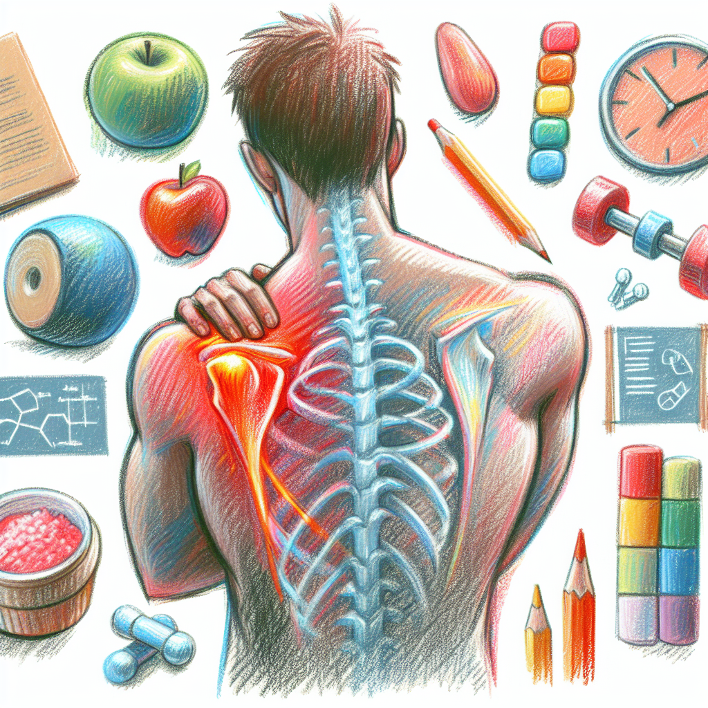 Pastelková ilustrace znázorňující téma: Zdraví kloubů