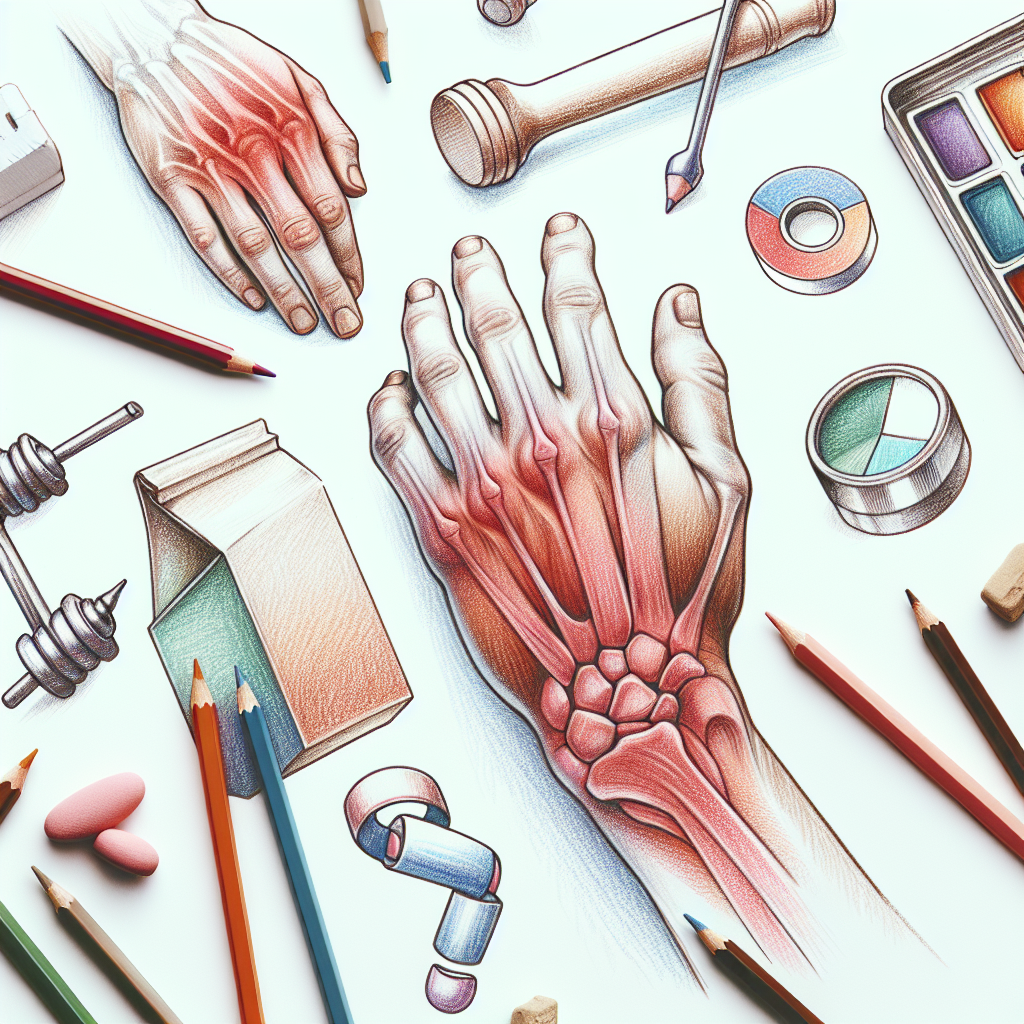 Pastelková ilustrace znázorňující téma: Zdraví