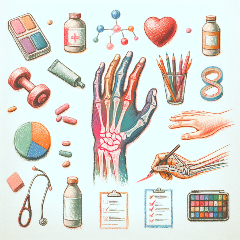 Pastelková ilustrace znázorňující téma: Zdraví a well-being