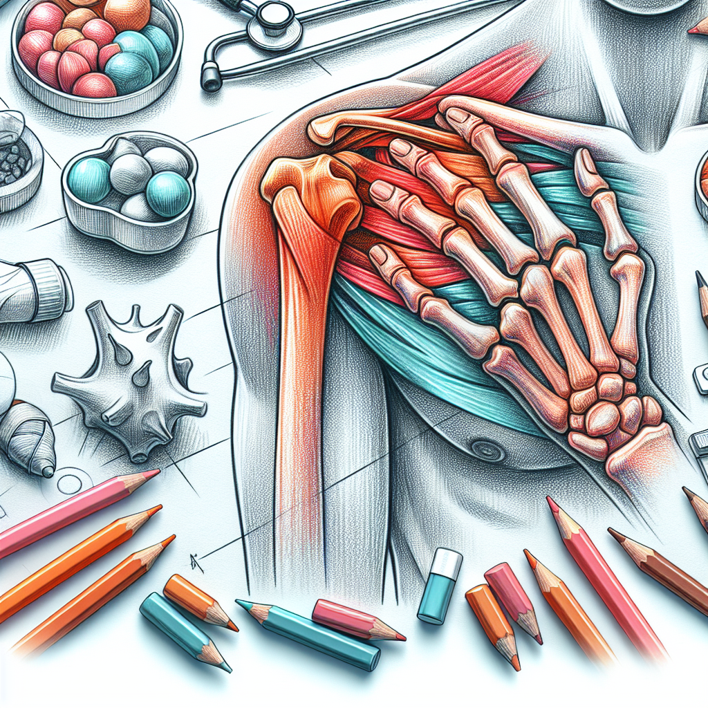 Pastelková ilustrace znázorňující téma: Zdraví