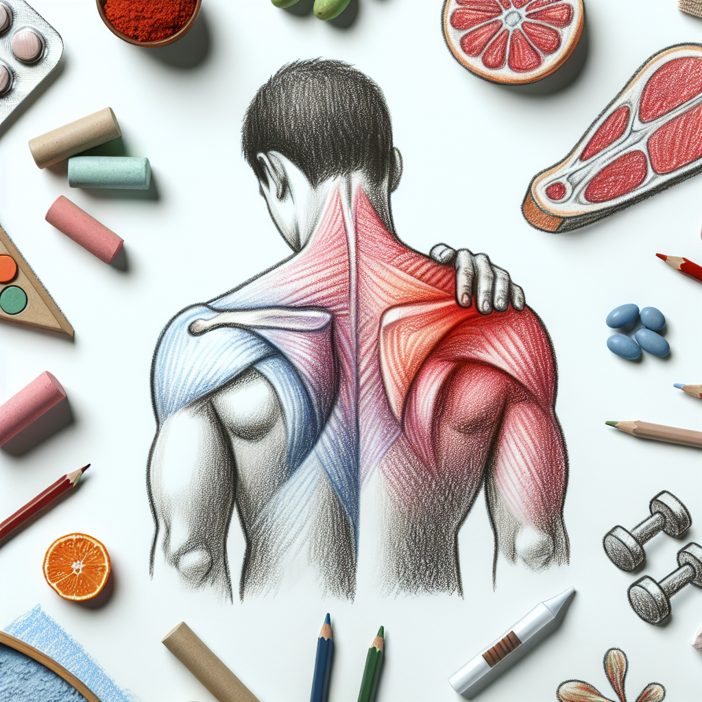 Pastelková ilustrace znázorňující téma: Zdraví