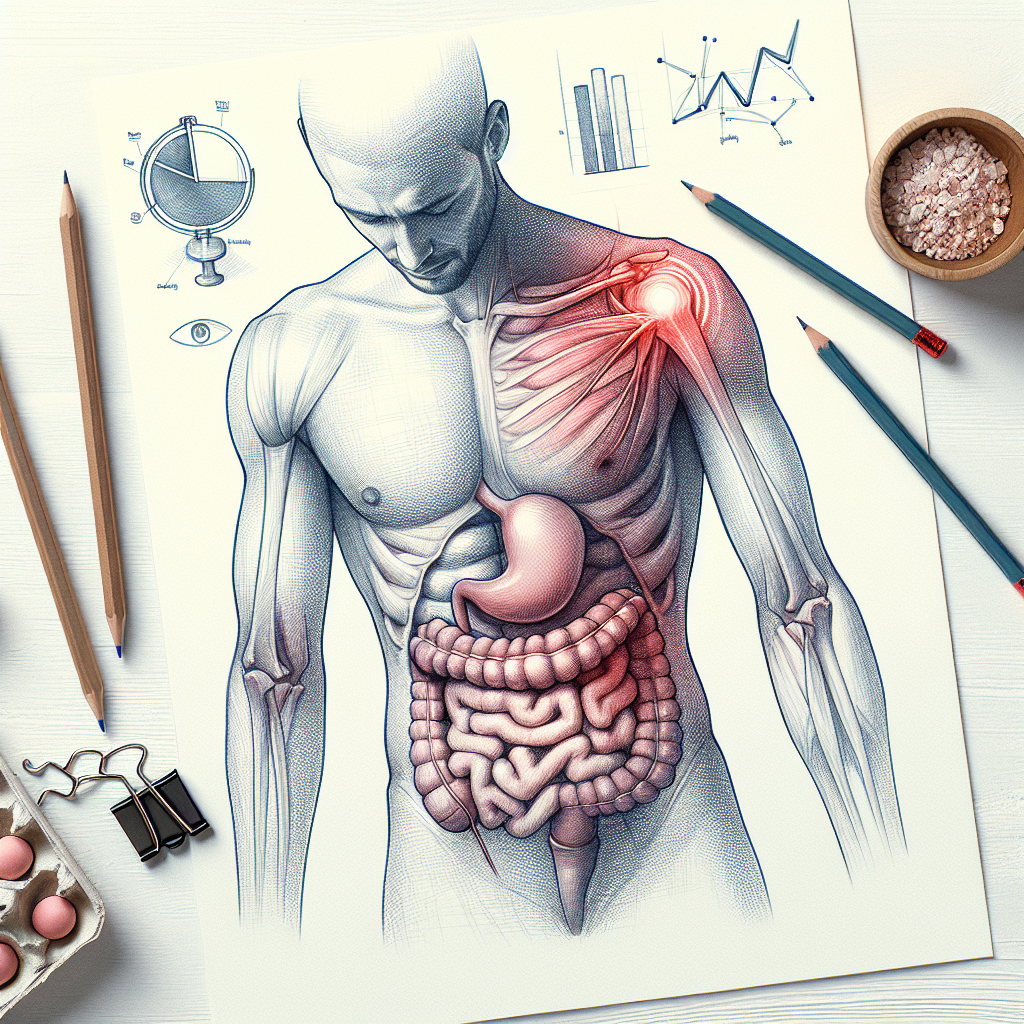 Pastelková ilustrace znázorňující téma: Psychosomatika