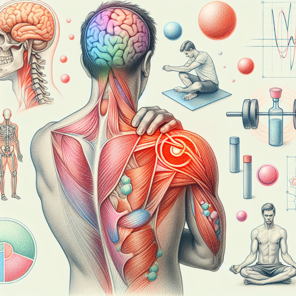 Pastelková ilustrace znázorňující téma: Psychosomatika