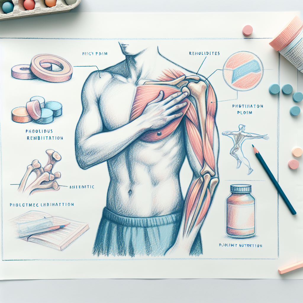 Pastelková ilustrace znázorňující téma: Rehabilitace