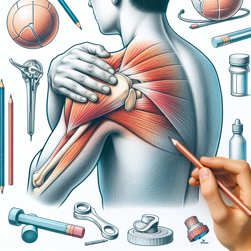 Pastelková ilustrace znázorňující téma: Fyzioterapie