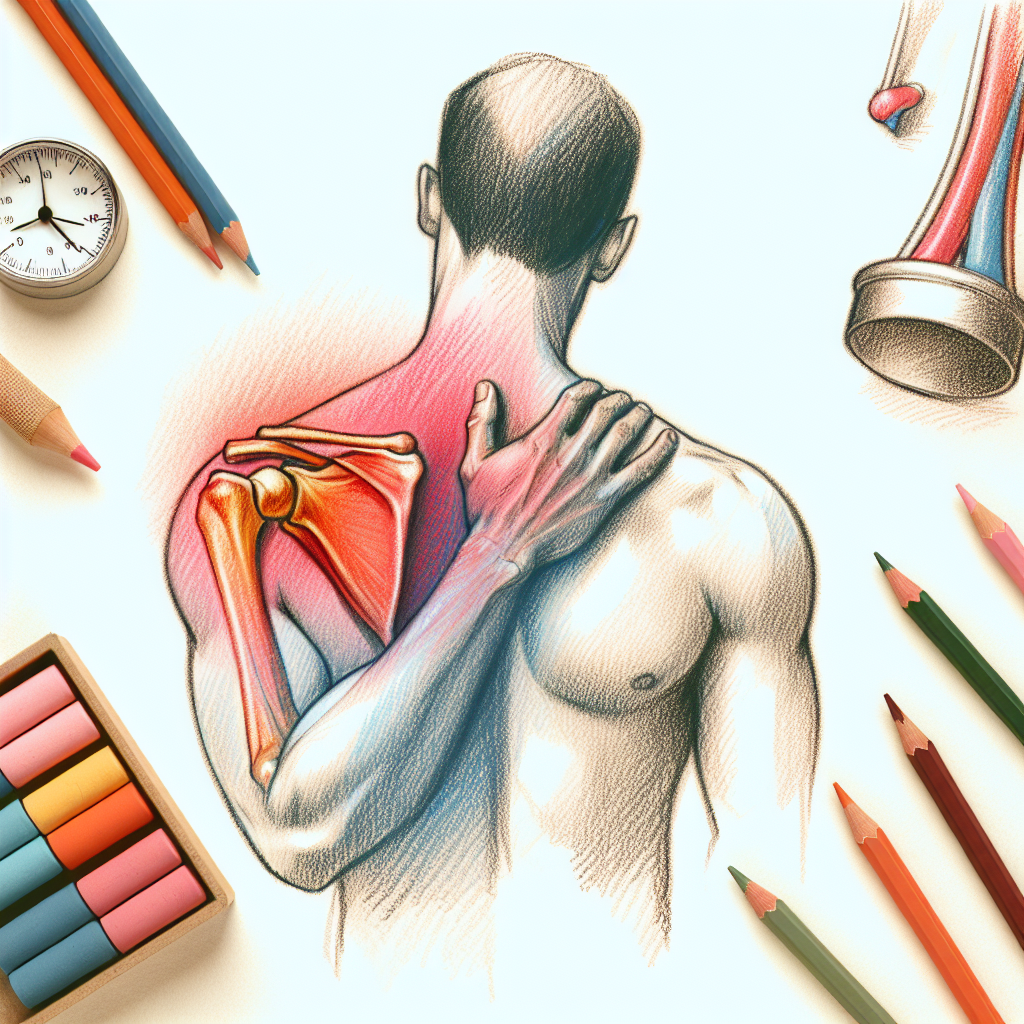 Pastelková ilustrace znázorňující téma: Zdraví a rehabilitace