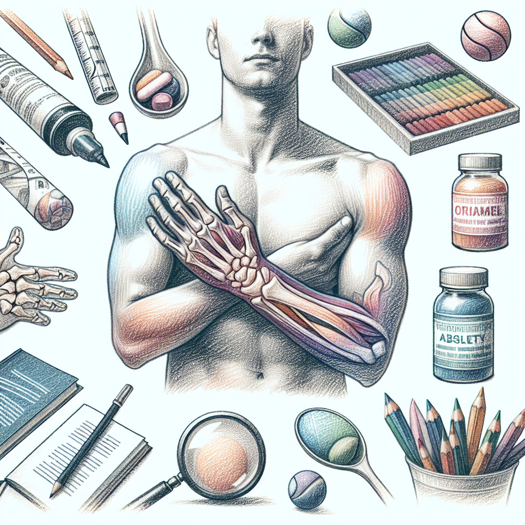 Pastelková ilustrace znázorňující téma: Zdraví kloubů