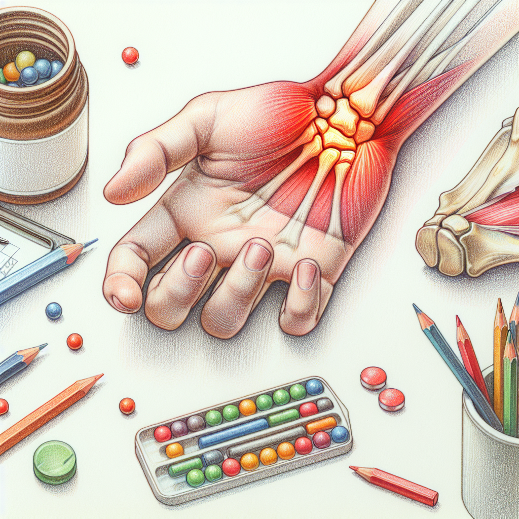 Pastelková ilustrace znázorňující téma: Zdraví
