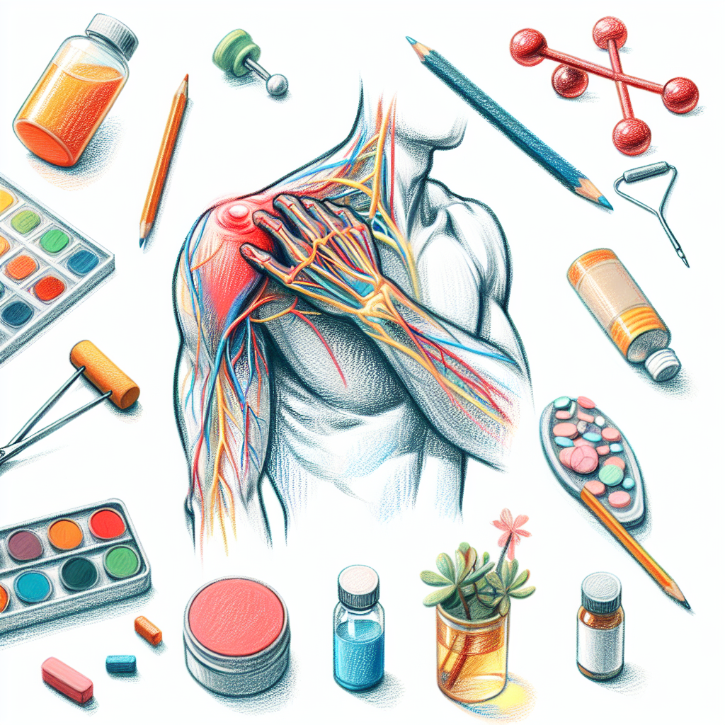 Pastelková ilustrace znázorňující téma: Zdraví