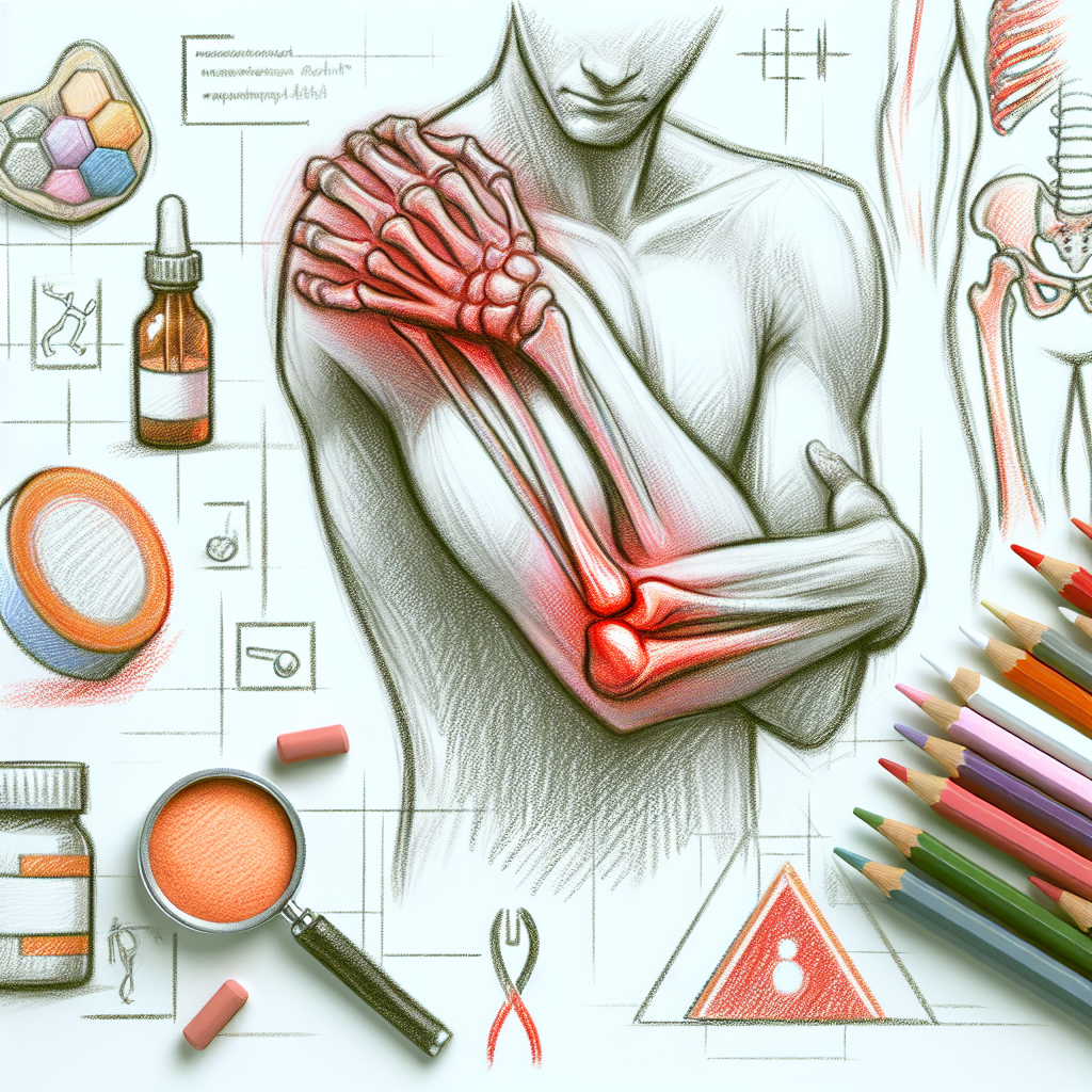 Pastelková ilustrace znázorňující téma: Zdraví kloubů
